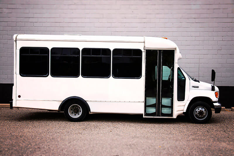 White party bus