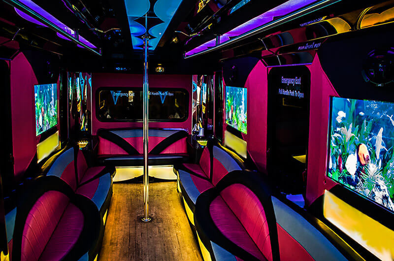 Pink Party Buses