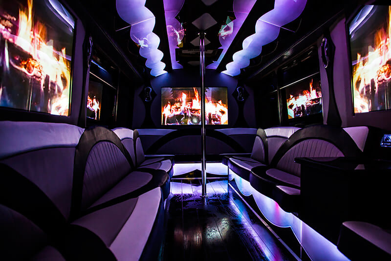 40 Passenger Elite party bus